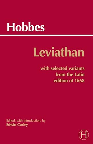 Cover of Leviathan, translated by Hackett (Curley)