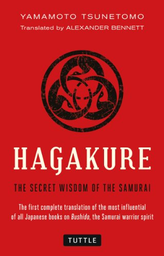 Cover of Hagakure, translated by Alexander Bennett